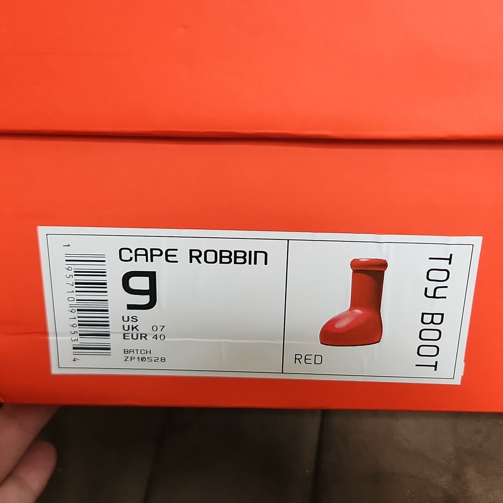 Cape Robbin Toy Boy Big Red Boot ASTRO BOY INSPIRED